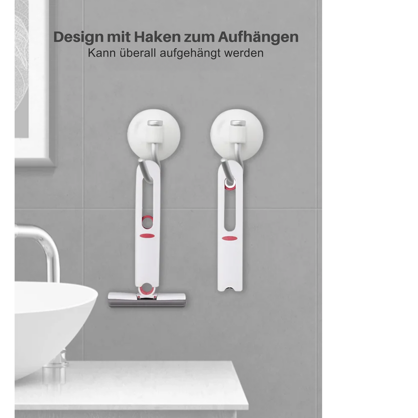 Leistungsstarker Mini-Mopp zum Zusammendrücken