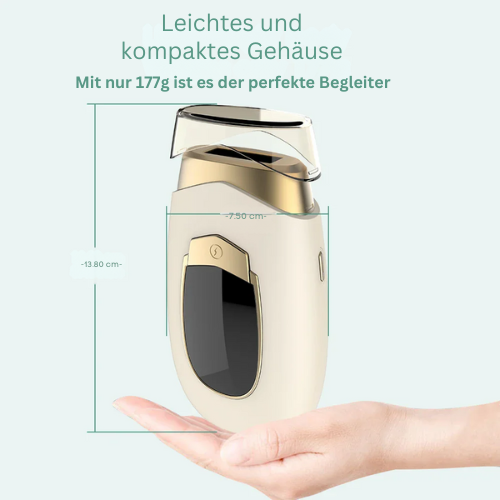 Tragbare 6-stufige Haarentfernung für Körper, Beine, Scham und Bikinizone für Frauen