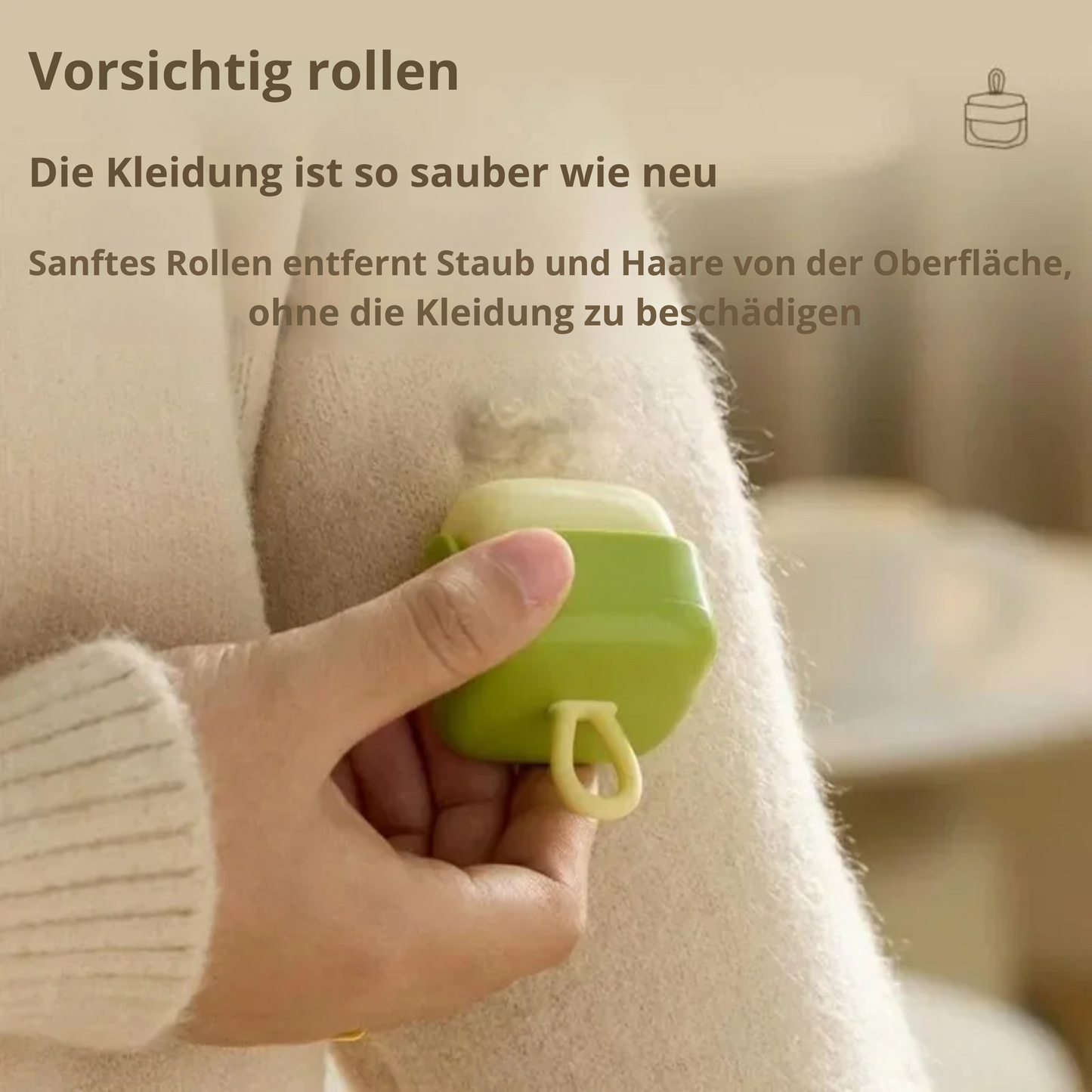 Staubentfernungsbürste für die Reinigung von Kleidung, Haustieren