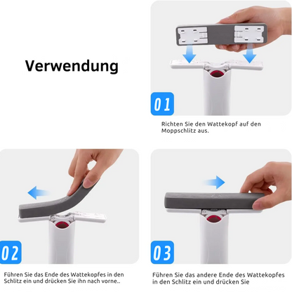 Leistungsstarker Mini-Mopp zum Zusammendrücken