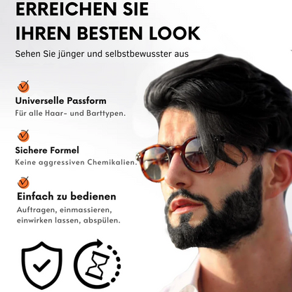 Verdunkelungsshampoo Grau zu Schwarz