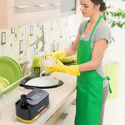 2-in-1-Seifenpumpenspender für die Arbeitsplatte