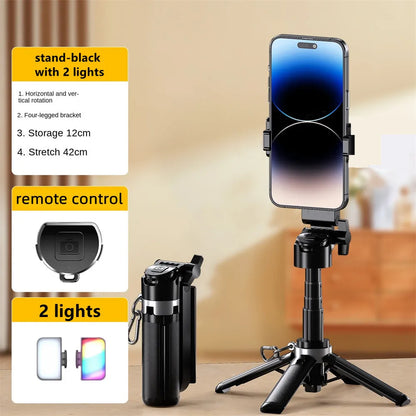 Mini Pocket Bluetooth Magnetic Suction Mag Safe Selfie Stick Tripod for IPhone 17 Magsafe Travel Selfiestick Telescopic Monopod