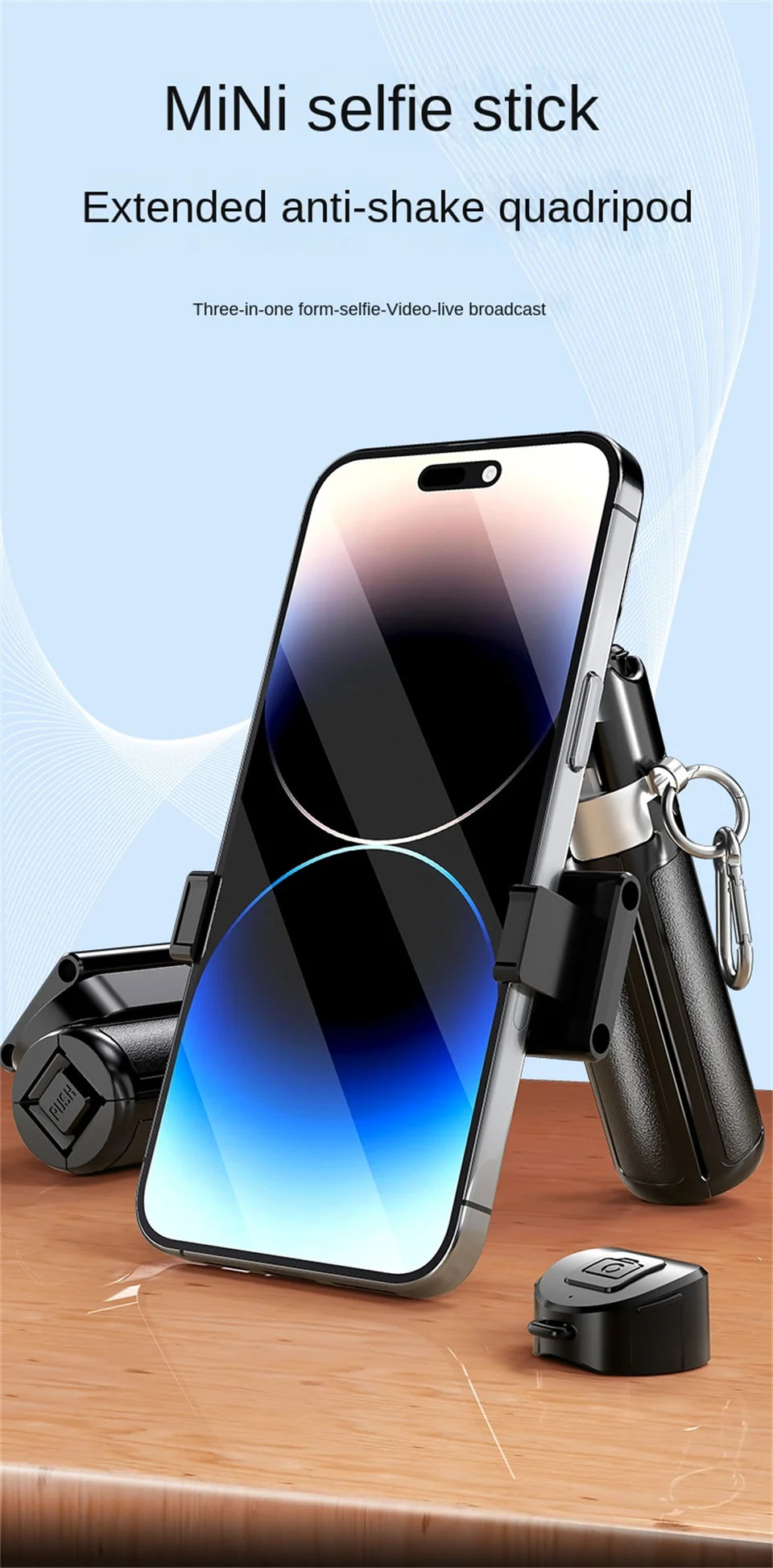 Mini Pocket Bluetooth Magnetic Suction Mag Safe Selfie Stick Tripod for IPhone 17 Magsafe Travel Selfiestick Telescopic Monopod