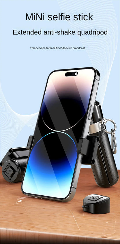 Mini Pocket Bluetooth Magnetic Suction Mag Safe Selfie Stick Tripod for IPhone 17 Magsafe Travel Selfiestick Telescopic Monopod